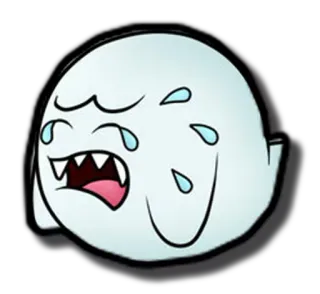 👻 47bd2109 boo, ghost, crying, sad whatsapp sticker