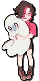 👻 a9fcc6ca anime, cartoon, character, ghost whatsapp sticker
