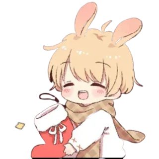 Kawaii boi @animestickerchannel telegram stickers