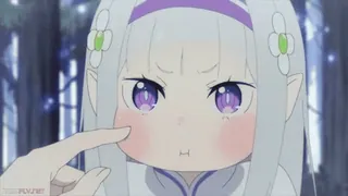 🍷 c2ad21b1 Emilia Re:Zero Anime, Cartone animato, Manga, Carino, Personaggio, Emilia, Re:Zero, Fantasy telegram sticker