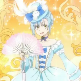 🦕 067bf964 Rimuru Tempest That Time I Got Reincarnated as a Slime Anime, Rimuru Tempest, Isekai, Fantasy, Slijm telegram sticker