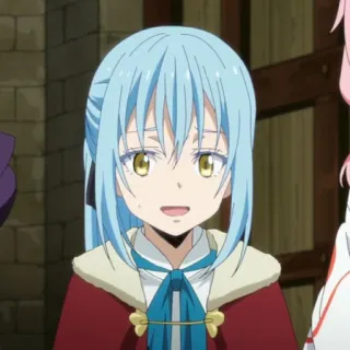 🦕 450adc14 Rimuru Tempest That Time I Got Reincarnated as a Slime Anime, Manga, Isekai, Rimuru, Slijm telegram sticker