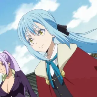 🦕 a6ecbd09 Rimuru Tempest That Time I Got Reincarnated as a Slime Anime, Slijm, Isekai, Fantasy telegram sticker