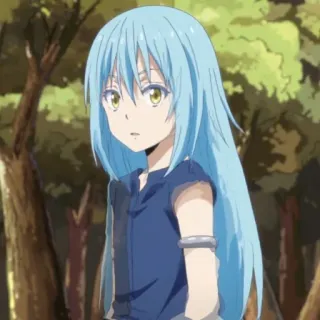 🦕 afd980ae Rimuru Tempest That Time I Got Reincarnated as a Slime Anime, Manga, Fantasy, Isekai, Rimuru, Tempest, Slijm telegram sticker