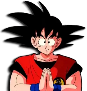 🙏 8011012b Goku Dragon Ball anime, manga, dragon ball, goku, cartoon, fighting, martial arts telegram sticker