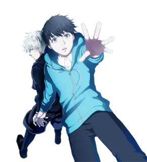 🙁 9152ac0e anime, character, illustration, manga, portrait telegram sticker