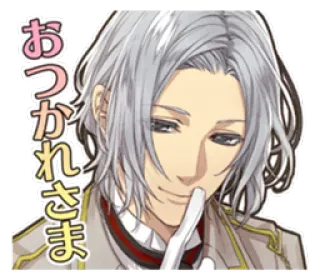 🤗 031b9323 おつかれさま Anime, Manga, Salam, Terima kasih, Karakter, Ilustrasi whatsapp sticker