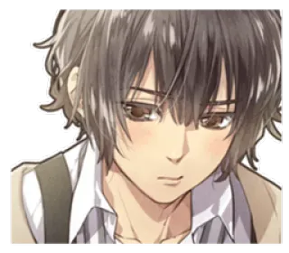 😚 7b31dc95 anime, anak laki-laki, ilustrasi, potret whatsapp sticker