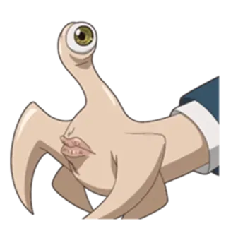 🙂 5b23ecd9 jari tengah, menyinggung, gestur, mata, bibir, kartun, tangan telegram sticker