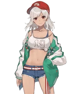 😉 32e70f19 18 Gadis anime, Kasual, Mode, Bergaya, Muda, Lucu telegram sticker