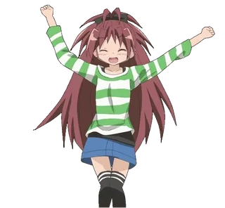 🎉 f4f72192 Anime, Gadis, Senang, Lucu, Kartun telegram sticker