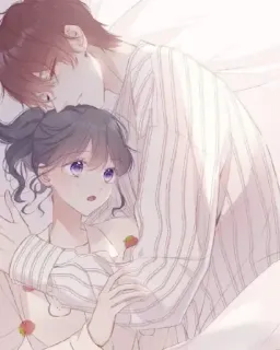 🥱 589d8e1a couple, love, embrace, romance, hug whatsapp sticker