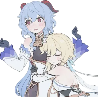 KawAiko's Cuddles whatsapp stickers