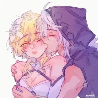 KawAiko's Cuddles whatsapp stickers