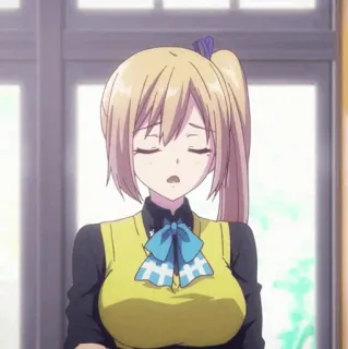 🏅 41195951 Anime, Charakter, blonde Haare, Mädchen telegram sticker