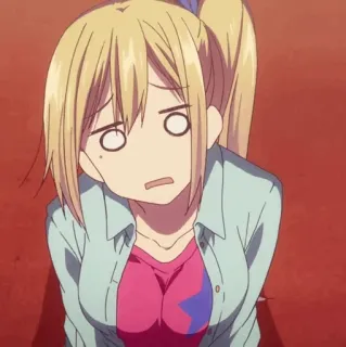 🏅 8a0ec3e7 Anime, Mädchen, überrascht, Ausdruck, Cartoon telegram sticker