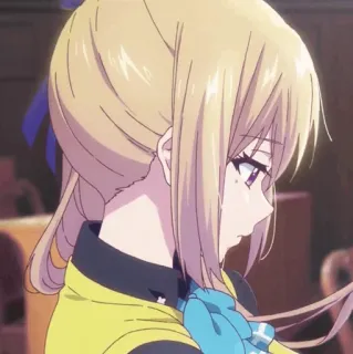 🏅 9fbcc5fa Anime, Blonde Haare, Mädchen, Traurig telegram sticker