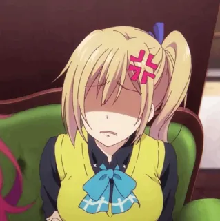 🏅 b045fac0 Anime, Wütend, Mädchen, Frustriert, Cartoon telegram sticker