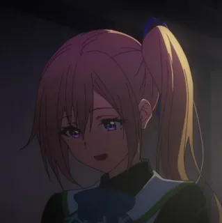 🏅 dc4548e1 Anime, Mädchen, Porträt, Charakter, Pferdeschwanz telegram sticker