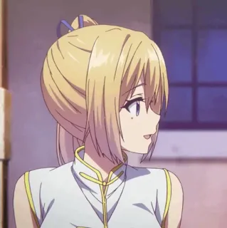 🏅 f8c87421 Anime, Frau, Blond, Charakter, Illustration telegram sticker