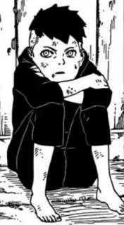 🛸 0256121d Kawaki Boruto Каваки, Боруто, Аниме, Манга, Персонаж, Грустный, Парень telegram sticker