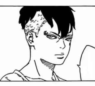 🛸 44b5f43d Kawaki Boruto Аниме, Манга, Каваки, Боруто, Персонаж, Стикер telegram sticker