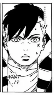 🛸 7e6ea718 WHAT...!?  Аниме, Манга, Комикс, Черно-белое, Выражение, Шок, Вопрос telegram sticker