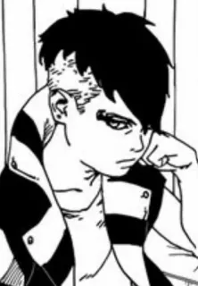 🛸 8e8a065d Kawaki Boruto Каваки, Боруто, Аниме, Манга, Персонаж, Искусство telegram sticker