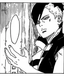 🛸 a796879d Kawaki Boruto Манга, Аниме, Каваки, Боруто, Ниндзя, Персонаж, Иллюстрация telegram sticker