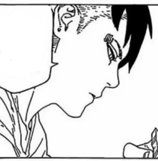 🪐 0058ce6d anime, manga, drawing, character, sketch, portrait telegram sticker