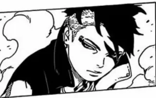 🪐 29c65875 anime, manga, character, black and white telegram sticker