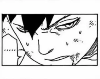 🪐 b8308a6a ... manga, anime, expression, sweat, face, close-up telegram sticker