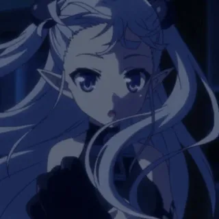 ✨ 003ce831 Anime, Elfo, Lindo, Chica, Dibujos animados, Fantasía, Personaje telegram sticker