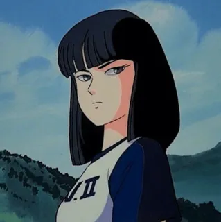 ✨ 2c1e1aa8 U.II Anime, Chica, Personaje, Animación telegram sticker