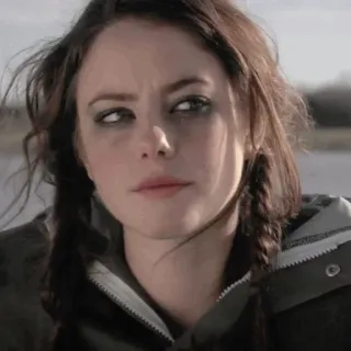 🕸 f47bf110 donna, ritratto, ragazza, triste, trucco, emozionale whatsapp sticker