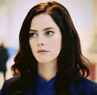 💎 bc613ead wanita, potret, aktris, berambut cokelat, selebriti, wajah, orang whatsapp sticker