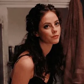 🎣 bd08f56e женщина, брюнетка, портрет, человек, волосы, макияж whatsapp sticker