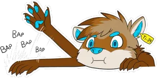 👋 130f2d8f Ti-84 выдра, животное, мультфильм, математика whatsapp sticker