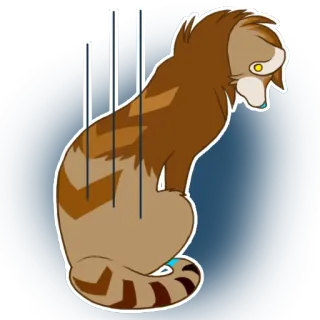 😔 6fe76b61 кот, животное, питомец, иллюстрация, мультфильм whatsapp sticker