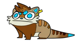 😑 63901596 creature, animal, cartoon, fantasy telegram sticker