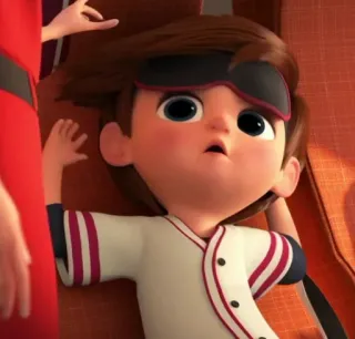 😳 00b510e2 Tim Templeton The Boss Baby Мультфильм, Персонаж, Анимация, Малыш, Маска для сна, Босс-молокосос telegram sticker