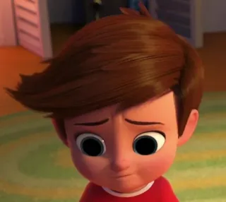 😕 1072943c Tim Templeton The Boss Baby Мультфильм, Малыш, Мальчик, Персонаж, Анимированный telegram sticker