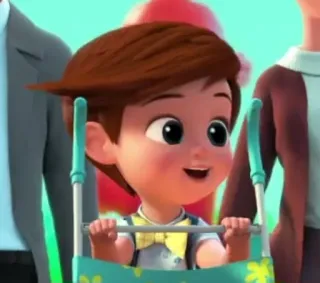 😃 4632851b Мультфильм, Ребенок, Ребенок, Милый, Малыш telegram sticker