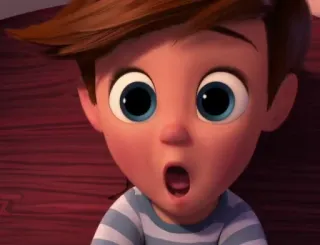 😳 aa2a4abb Tim Templeton The Boss Baby мультфильм, анимация, персонаж, Тим Темплтон, Босс-молокосос telegram sticker