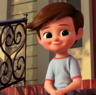 🙂 b049720e Boss Baby The Boss Baby Мультфильм, Малыш, Мальчик, Босс-молокосос, Анимация telegram sticker