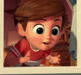 😃 f8391398 Tim Templeton The Boss Baby Мультфильм, Мальчик, Анимация, Ребенок, Персонаж telegram sticker