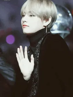 💧 b566b6d0 kpop, V, 歌手, 名人, 人物, 男性, 韩国, 偶像 whatsapp sticker