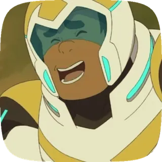 😘 628fe515 Hunk Voltron: Legendary Defender Ханк, Вольтрон, Voltron: Legendary Defender, жёлтый паладин, мультфильм, мультсериал telegram sticker