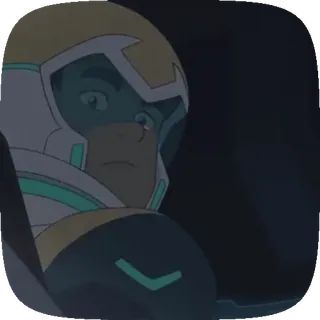 👍 941afa37 Lance Voltron Ланс, Вольтрон, Паладин, Мультфильм, Сериал, Космос telegram sticker