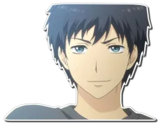 😏 bbe213c0 Anime, Desenho animado, Personagem, Adesivo, Retrato whatsapp sticker